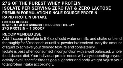 Isolate Whey Protein