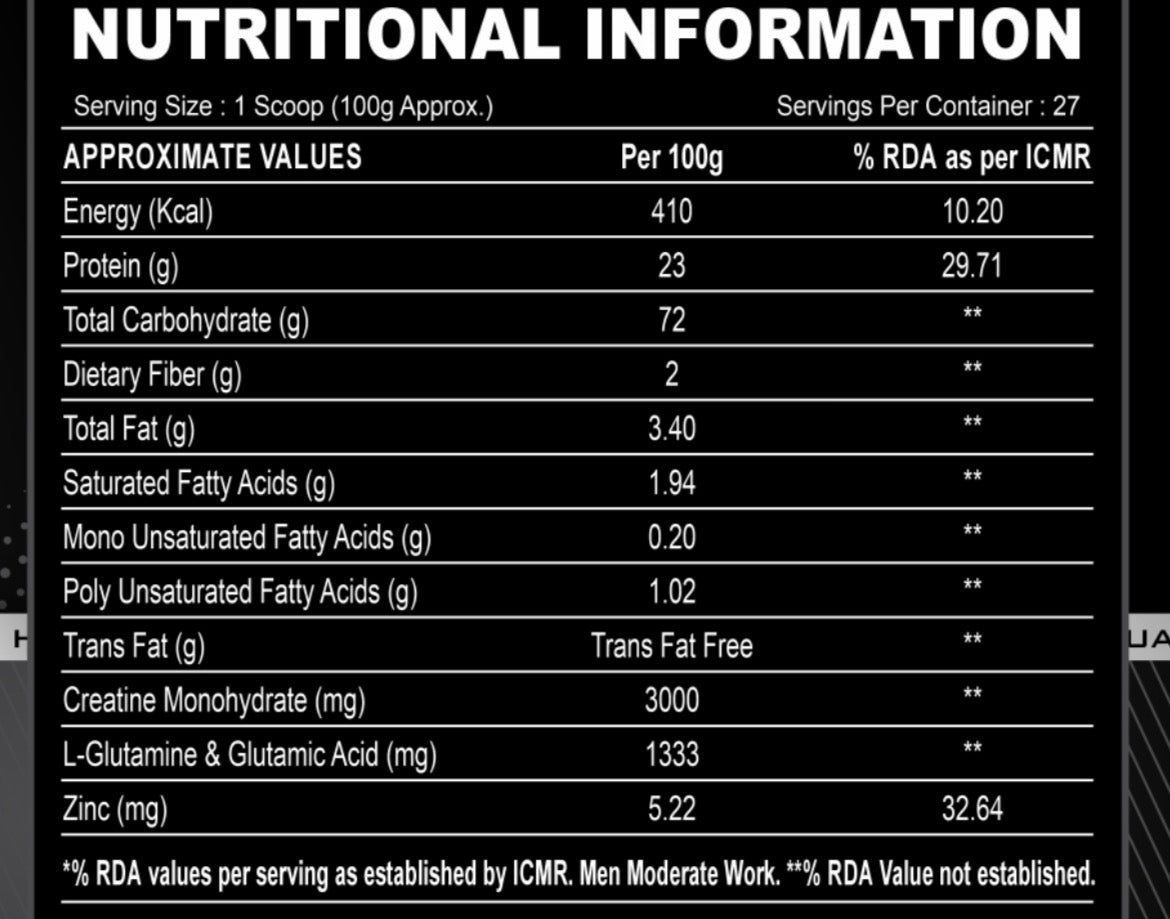 GENERATION Muscle Mass Gainer